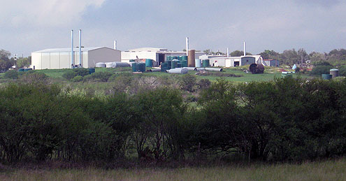 Fiberglass tank plant in Karnes City, TX